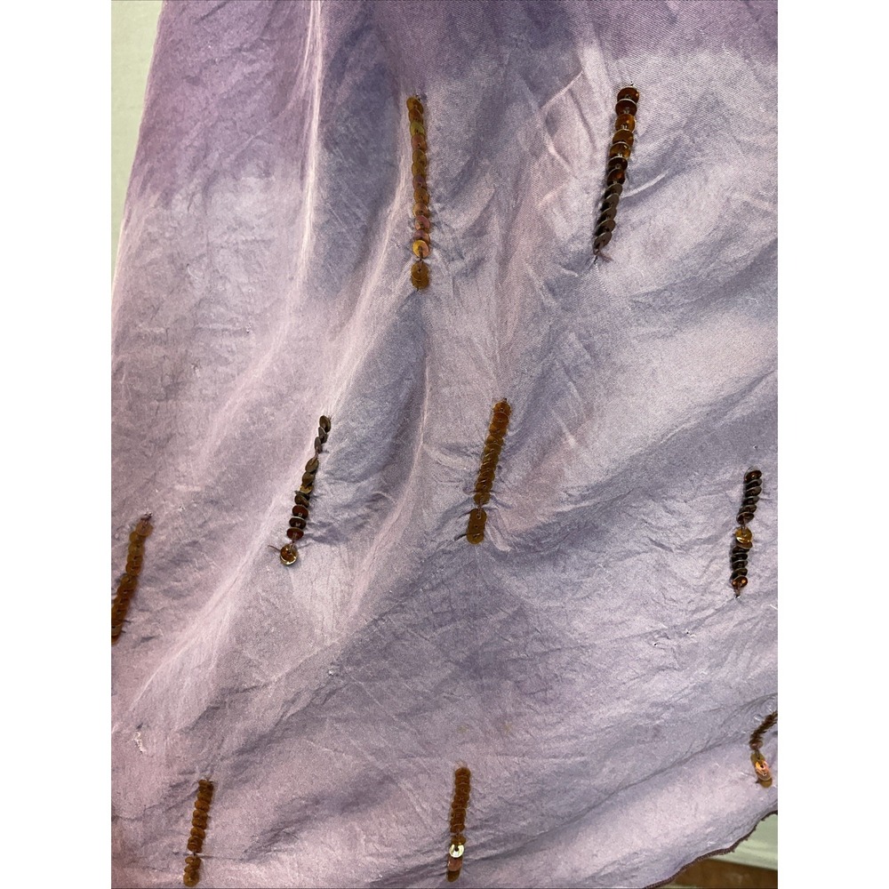 Vtg Y2K Guess Jeans Sequin Cami Silk Fairy Tank Top XS Spaghetti Babydoll Party - Picture 4 of 13